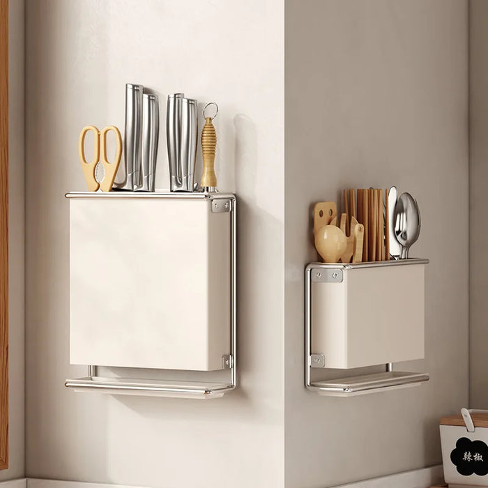 Kitchen Knife Drying Holder with Drainer