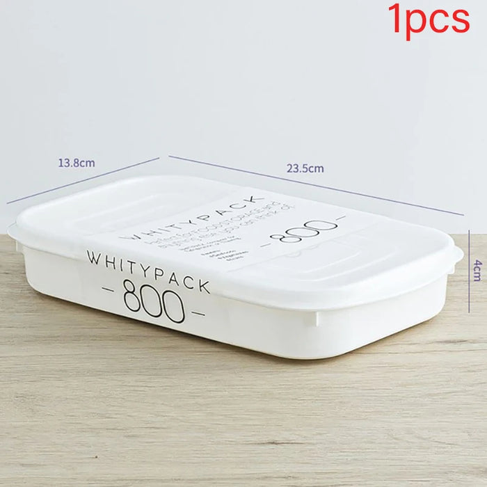 White Airtight Food Storage Containers