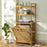 Bamboo Laundry Hamper with Shelf