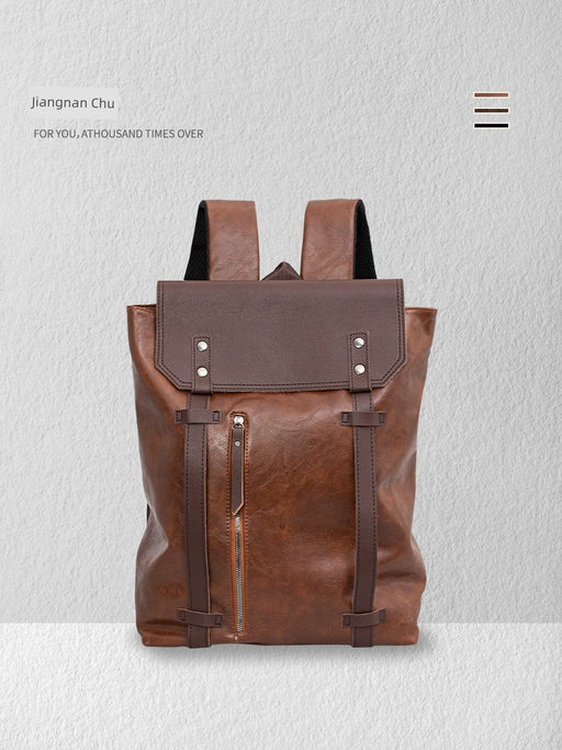 Couple’s Leather Backpack