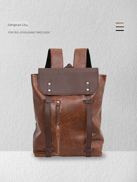 Couple’s Leather Backpack