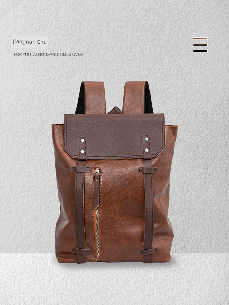 Couple’s Leather Backpack