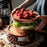 Creative Glass Food Storage Containers with Airtight Wooden Lid