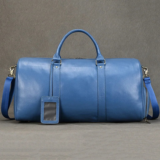 Leather Travel Duffel Bag