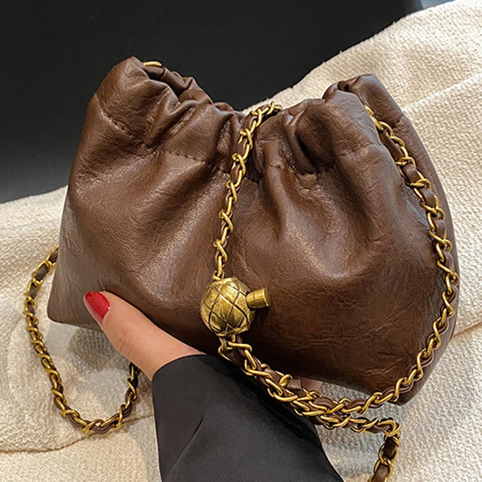 Crossbody Leather Tote Bag