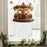 2D Santa Carousel Christmas Hanging Ornament