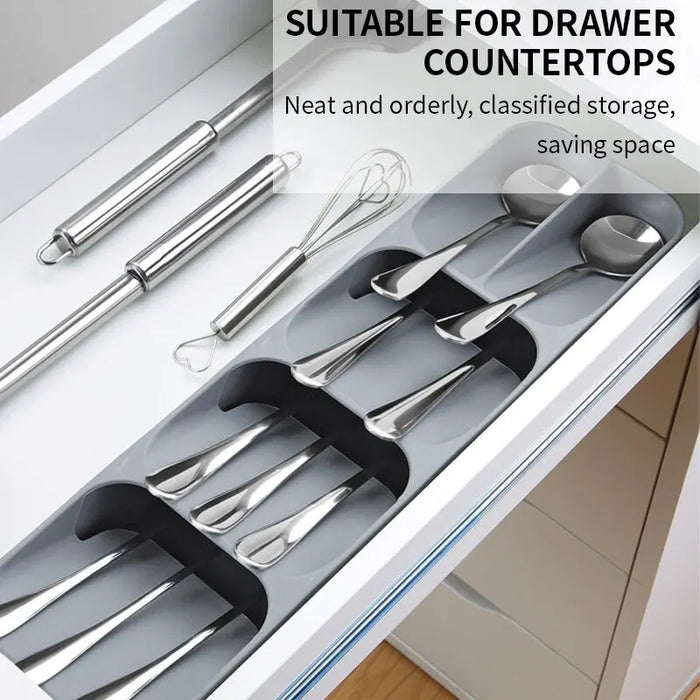 Kitchen Drawer Cutlery Organizer Tray