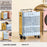 Medium/Large Foldable Laundry Hamper Spacious Portable with Wheels for Mobility