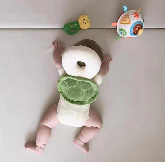 Baby Head Protection Pillow – Soft Plush Safety Pad for Toddlers (0–3 Years)
