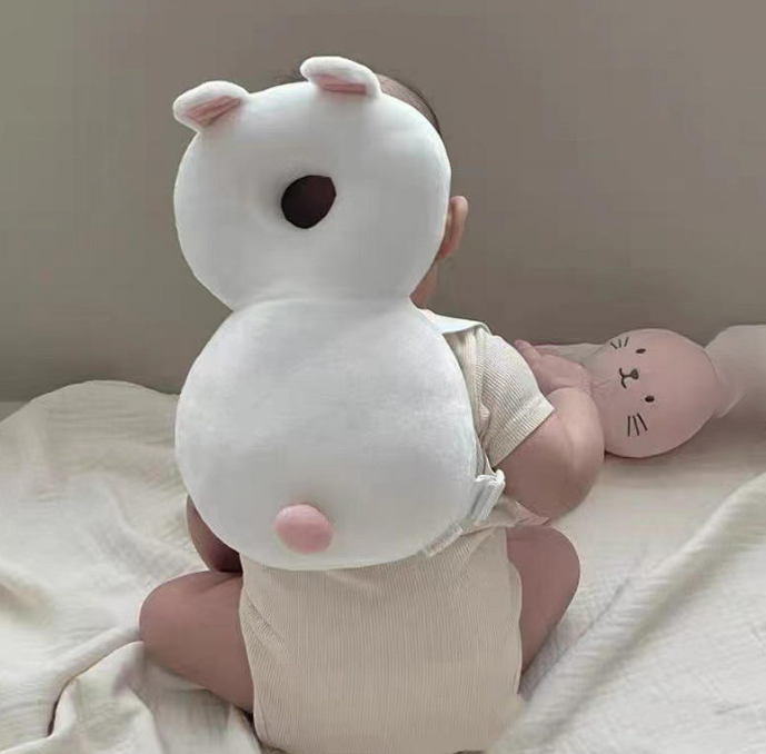 Baby Head Protection Pillow – Soft Plush Safety Pad for Toddlers (0–3 Years)