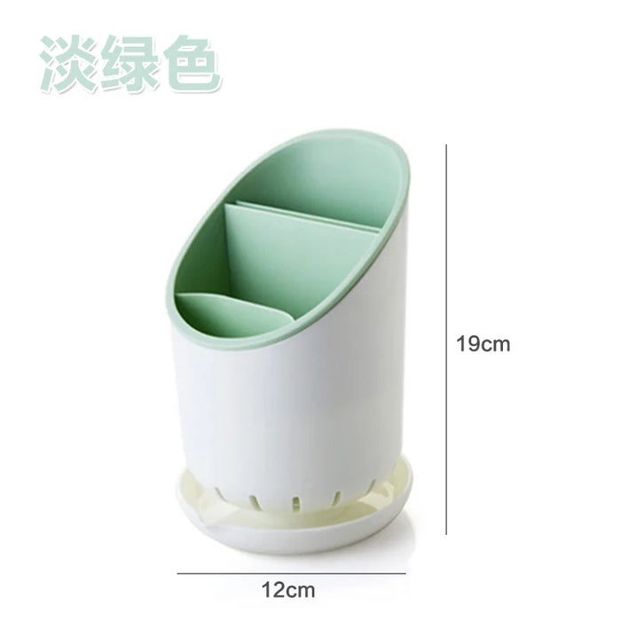 Plastic Cutlery Storage Holder & Drainer