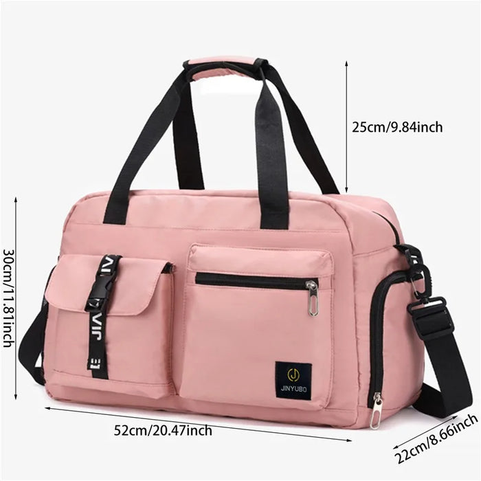 Women's Travel Handbag Multi-Function Travel Bags Casual Sport Bags Female 2023 Large Capacity Shoulder Crossbody Luggage Bag