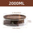 Creative Glass Food Storage Containers with Airtight Wooden Lid