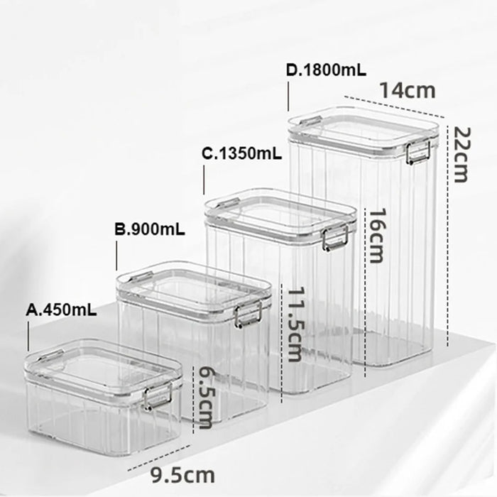 Clear Plastic Food Storage Containers