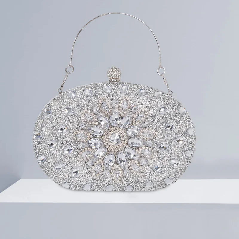 Diamond Evening Clutch Bag