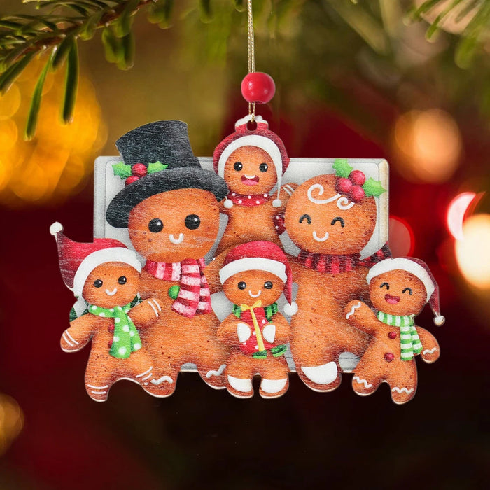 Christmas Wooden Gingerbread Man Ornament