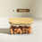 Kitchen Clear Rectangle Storage Jars with Bamboo Lids