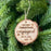 Personalized First Christmas Engaged Ornament