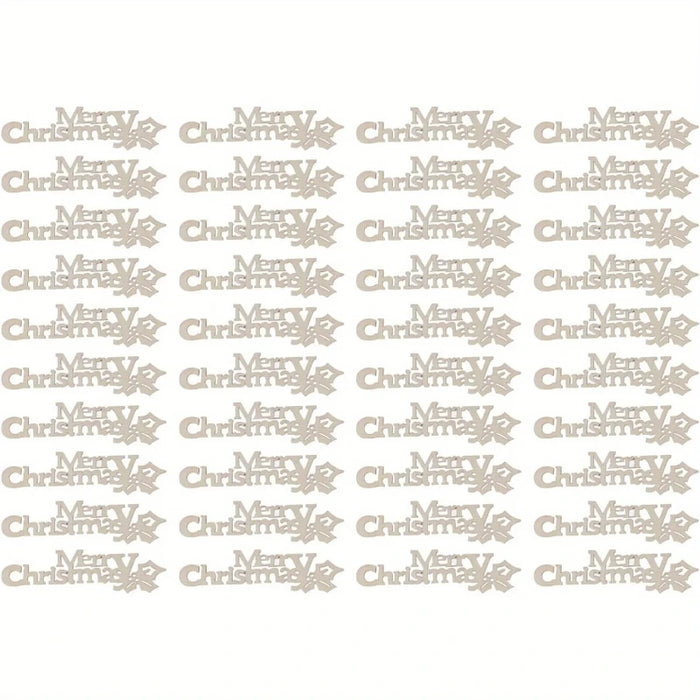 10pcs Christmas Letter Ornaments.