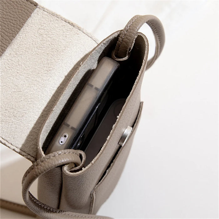 Women Soft Pu Leather Flap Crossbody Bags Fashion Versatile Phone Bag Shoulder Purses Simple Solid Wallet Handbag Travel Purse