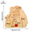 Personalized Wooden Bear Family Puzzle