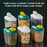 Stackable Food Storage Containers with Lids