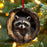 Acrylic Cartoon Forest Christmas Ornaments