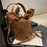 Women's Pail Bag 2023 New Bow Party Cross-body Bag Frosted Woven Portable Bucket Bag 3D Handbag Lovely Chocolate Cylindrical Bag