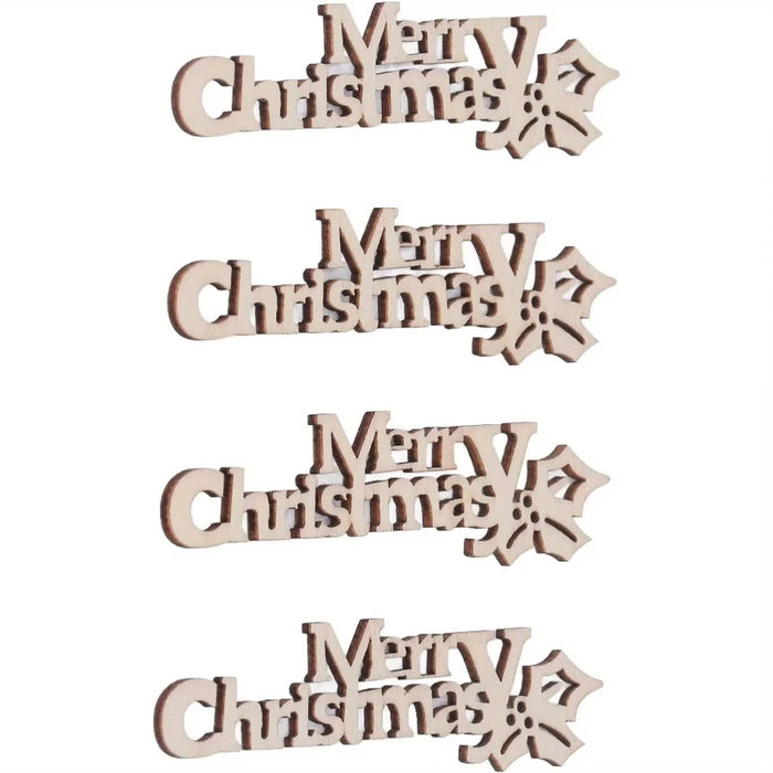 10pcs Christmas Letter Ornaments.