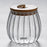 Transparent Glass Storage Jar with Lid