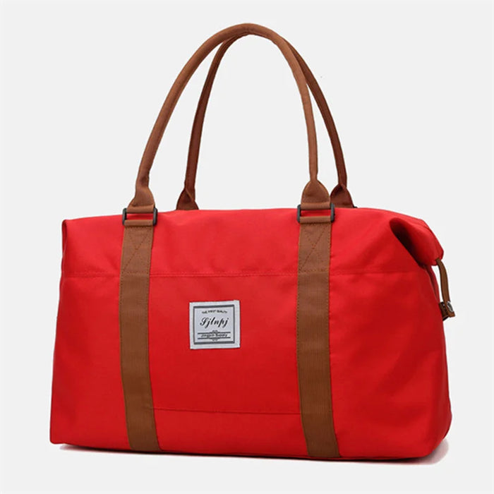Fashion Large Travel Bag Women Cabin Tote Bags Handbag Oxford Cloth Canvas Waterproof Shoulder Bag Women Weekend Overnight Bag
