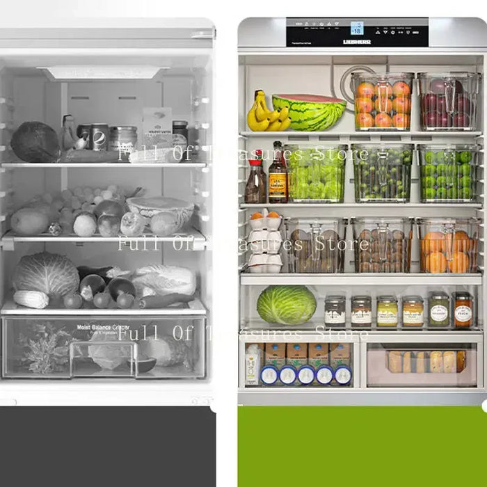 Refrigerator Food Storage Containers with Drain Basket