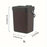 3L Kitchen Compost Bin with Lid
