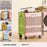 Medium/Large Foldable Laundry Hamper Spacious Portable with Wheels for Mobility