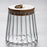 Transparent Glass Storage Jar with Lid