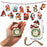 48pcs Wooden Christmas Hanging Ornaments.