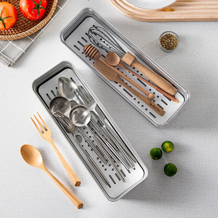 Stainless Steel Tableware Storage Container