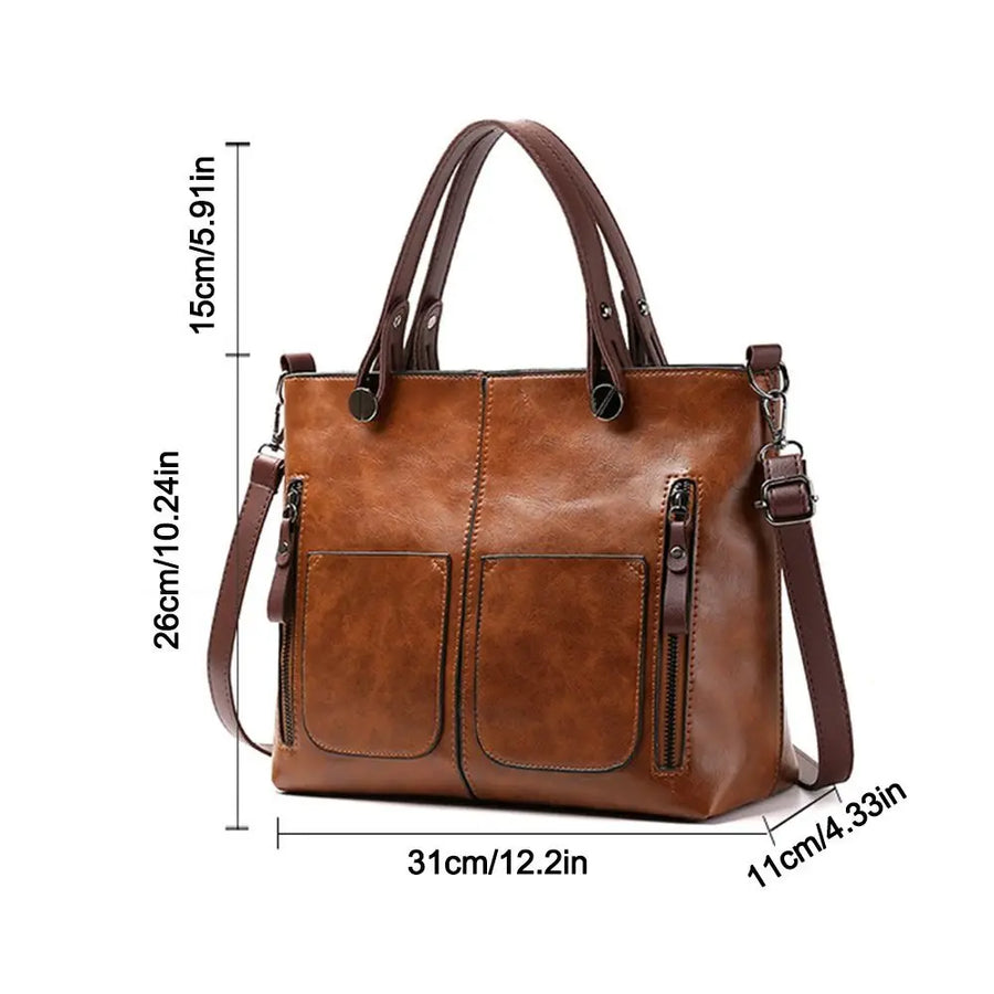 Alyzza Multi-Pocket Vintage Bag