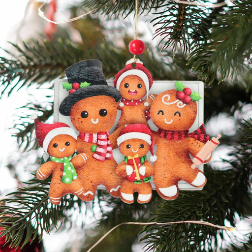 Christmas Wooden Gingerbread Man Ornament