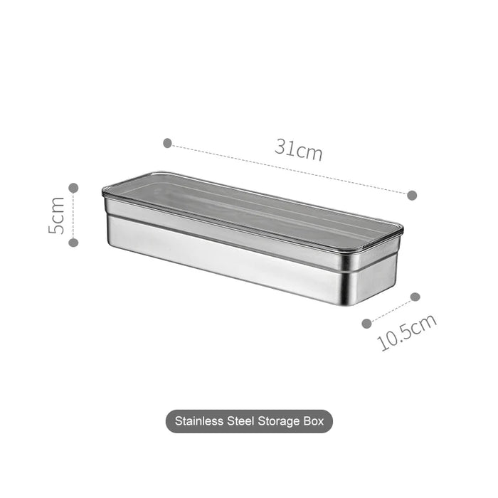Stainless Steel Tableware Storage Container