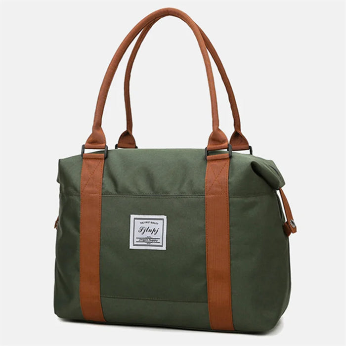Fashion Large Travel Bag Women Cabin Tote Bags Handbag Oxford Cloth Canvas Waterproof Shoulder Bag Women Weekend Overnight Bag