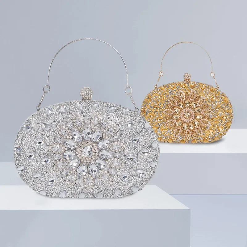 Diamond Evening Clutch Bag