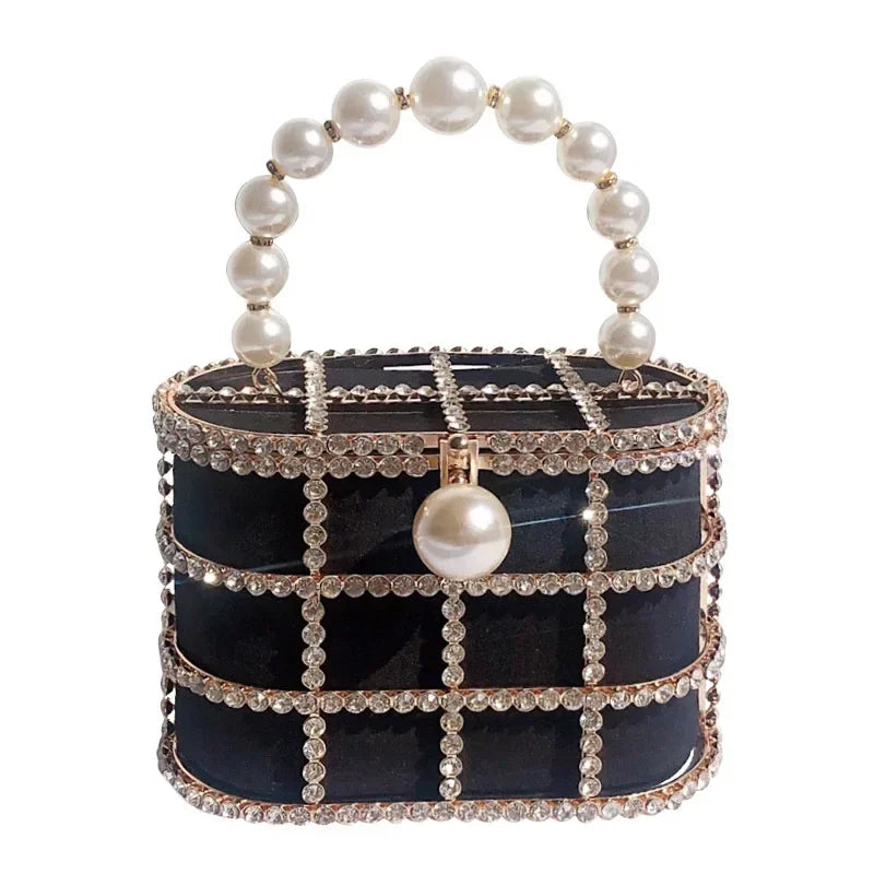Luxury Pearl Clutch Purse