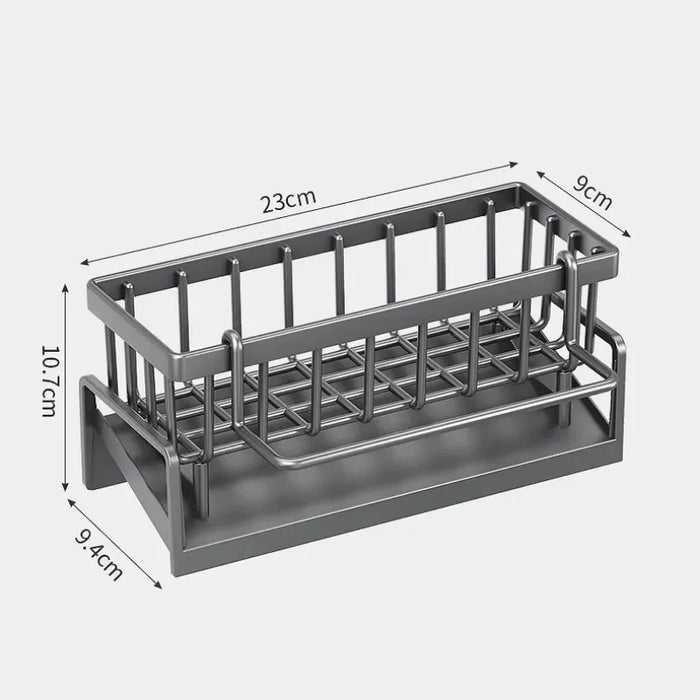 Kitchen Spice Storage Shelf with Drainage Rack