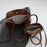 LEFTSIDE PU Leather Retro Tote Bag for Women 2025 Winter Trend New Fashion Y2K Handbags Females Travel Shoulder Crossbody Bags