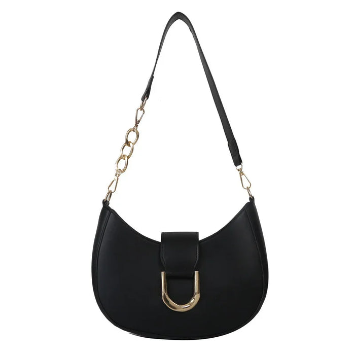 Trendy Pu Leather Shoulder Bag for Women Stylish Underarm Purse with Zipper Closure, Elegant Design Perfect for Everyday Use