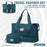 Travel Foldable Duffel Bag for Airlines Carry on Bag for Women Girls Lightweight Large Capacity Sports Weekend Trip Overnigh Bag