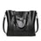 Oil wax Leather Handbag Luxury Hand Bag with Purse Pocket