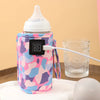 Portable USB Baby Bottle Warmer – Adjustable Travel Milk Heater for Infants
