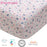 Pink Butterfly Floral Crib Bedding Sets for Girls | 4 Piece Nursery Set | Comforter, Fitted Crib Sheet, Crib Skirt, Diaper Stacker Included